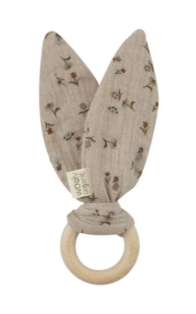 Bunny Ears Teething Ring