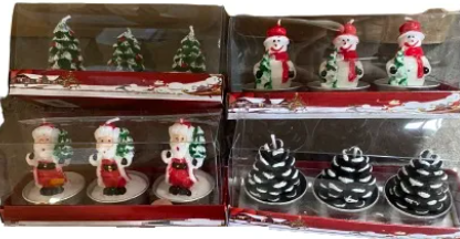 Christmas Candle - 3 Pack