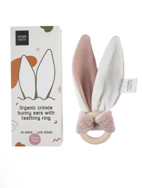 Bunny Ears Teething Ring