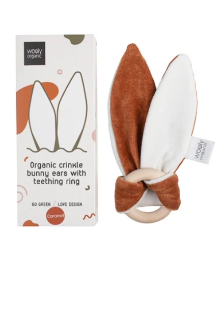 Bunny Ears Teething Ring